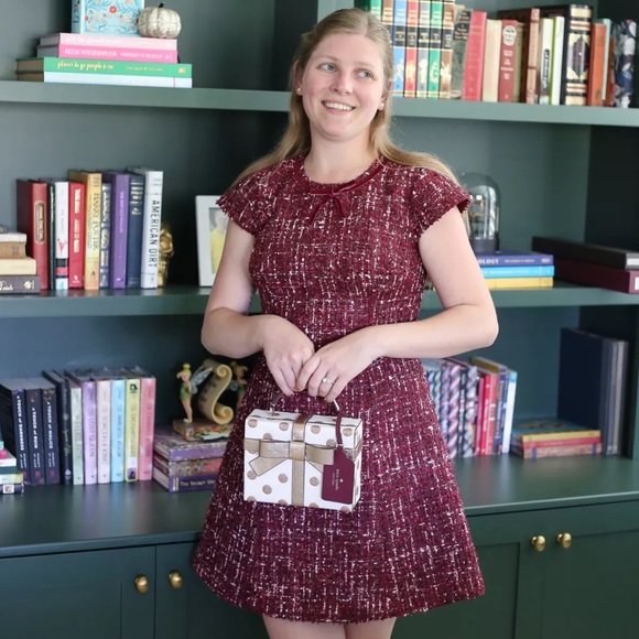 Gal Meets Glam Nell Tweed Dress - Picture 3 of 5